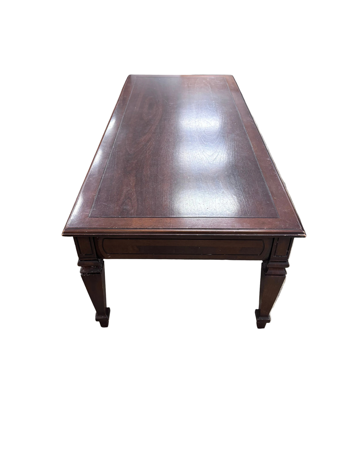 Dark Brown Wood Coffee Table