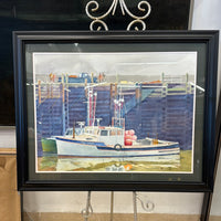 Fundy, Phoenix - Watercolour Framed Art