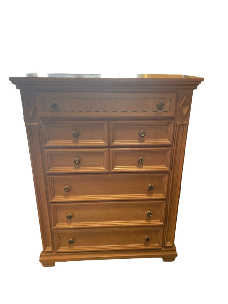 6-Drawer Solid Wood Tallboy Dresser