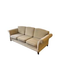Neutral Cream Upholstered 3 Seater Sofa