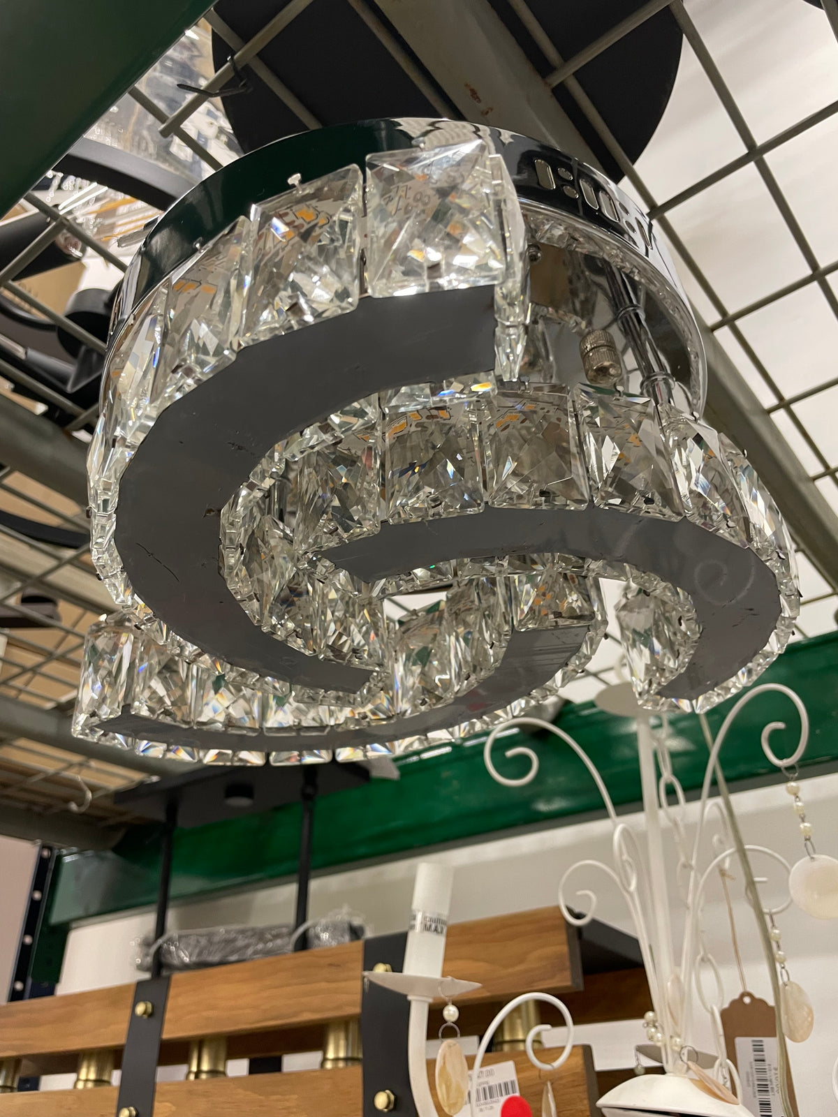 3 Cs Crystal Flushmount