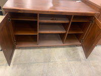 Wooden TV Cabinet With 2 Side Cabinets