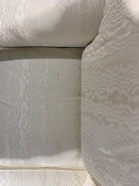 Ivory Demask Loveseat