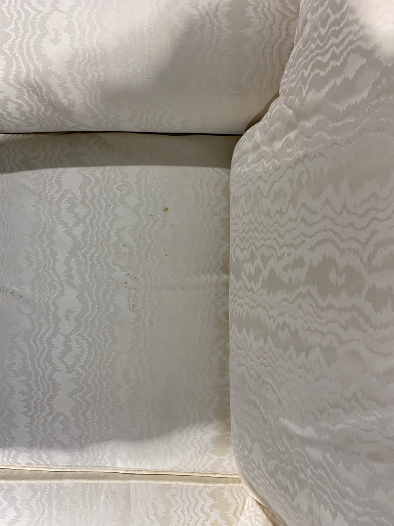 Ivory Demask Loveseat