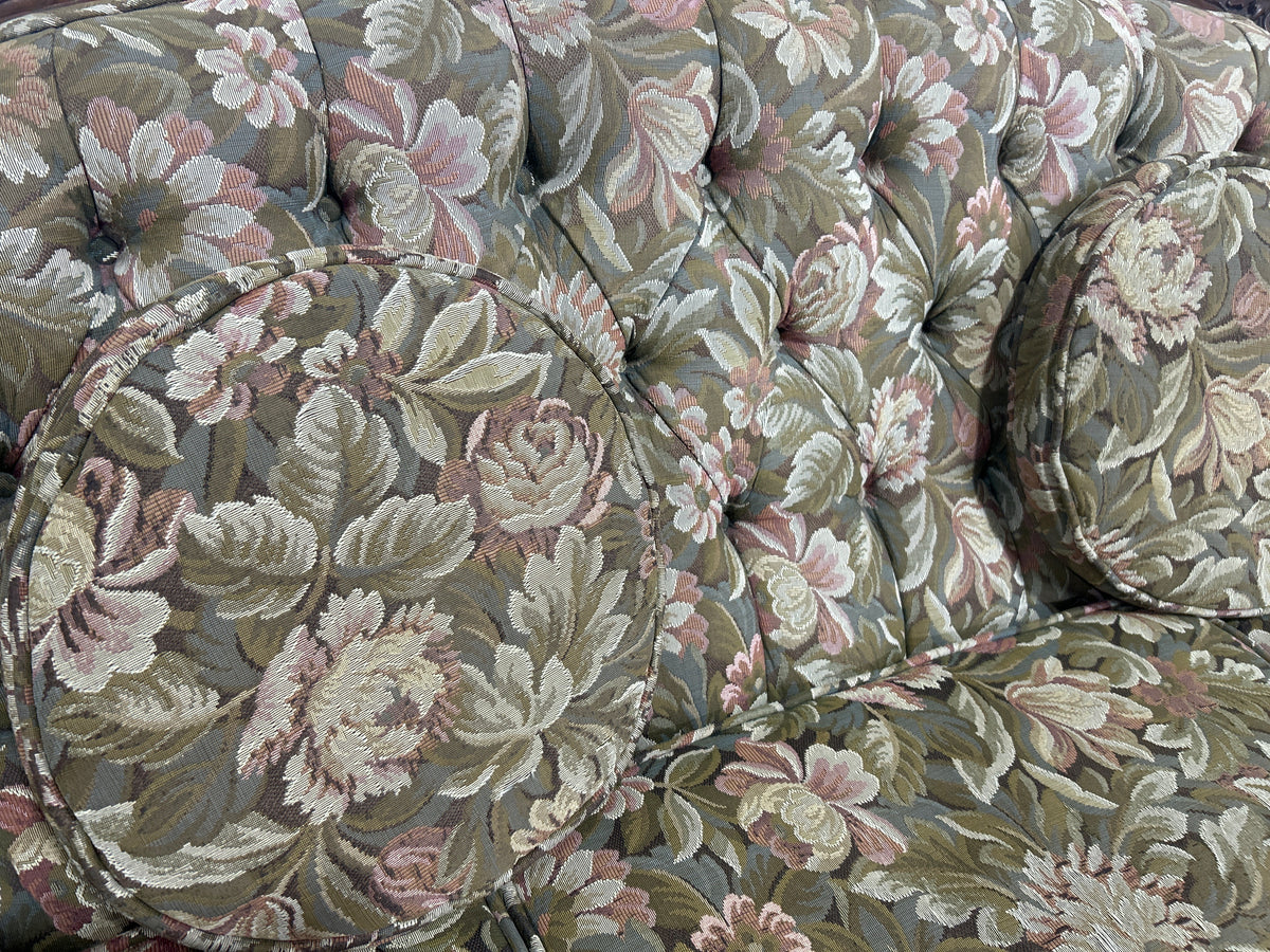 Traditional Floral Sofa