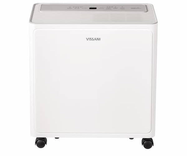 White Vissani Bucket Dehumidifer 50 pt. 4,500 sp. ft.