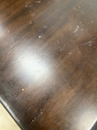 Black Brown Solid Wood Dining Table