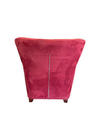 Red Upholstered Armchair