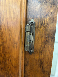 Golden Oak Tone Wooden Armoire