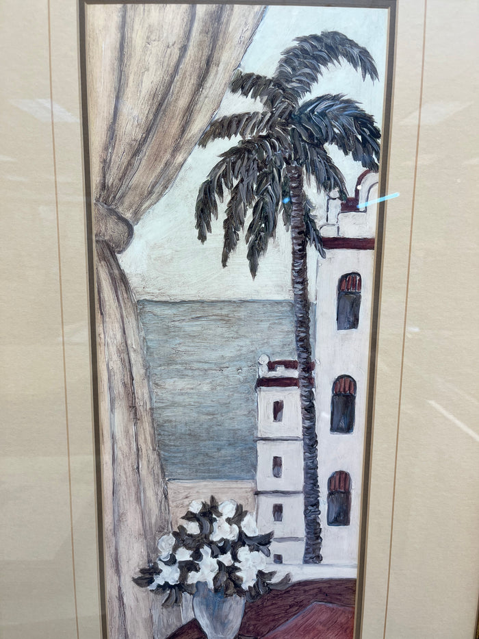 Framed Coastal Artwork