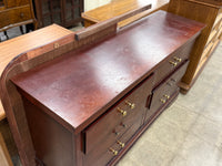 Mahogany Brown Dresser w/ Mirror