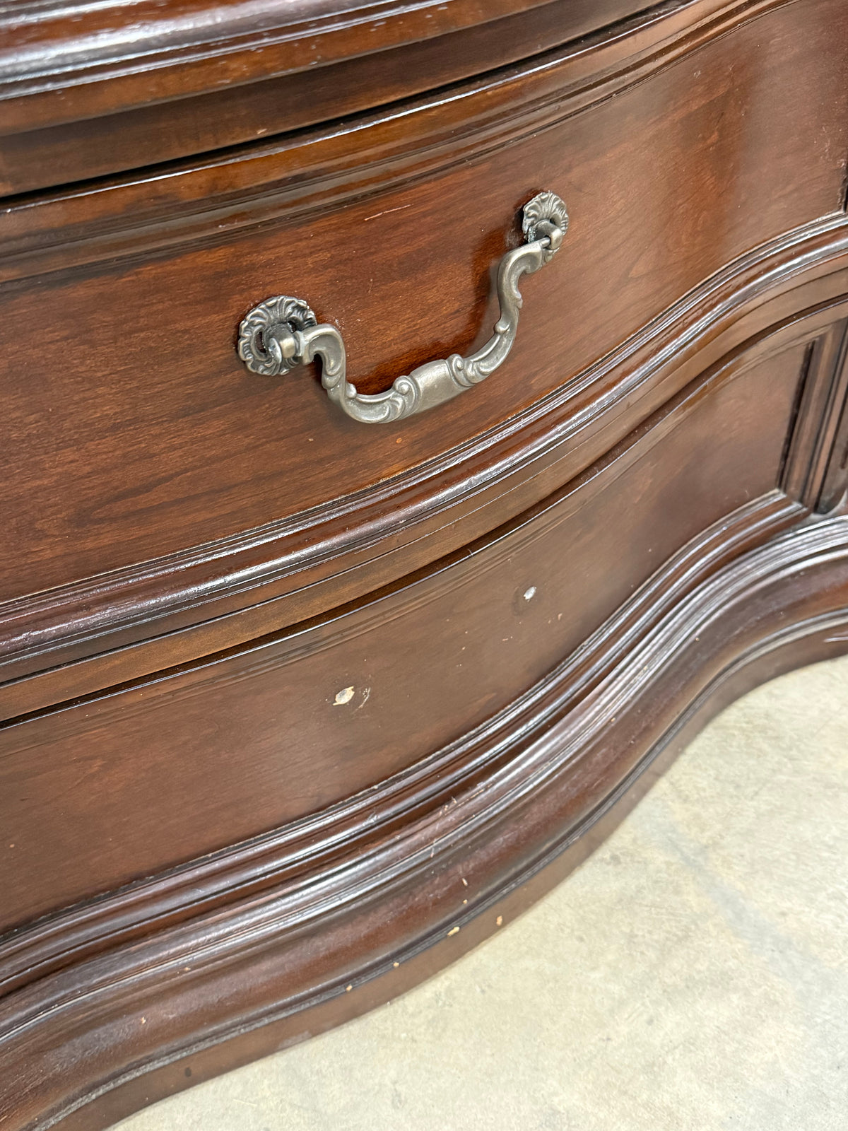 Large Rich Dark Brown Nightstand