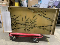 Peak Decorative Screens 3' x 6' Panda Steel Decorative Panel Rust