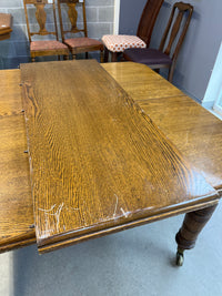 48"W Solid Wood Dining Table with 1 Leaf