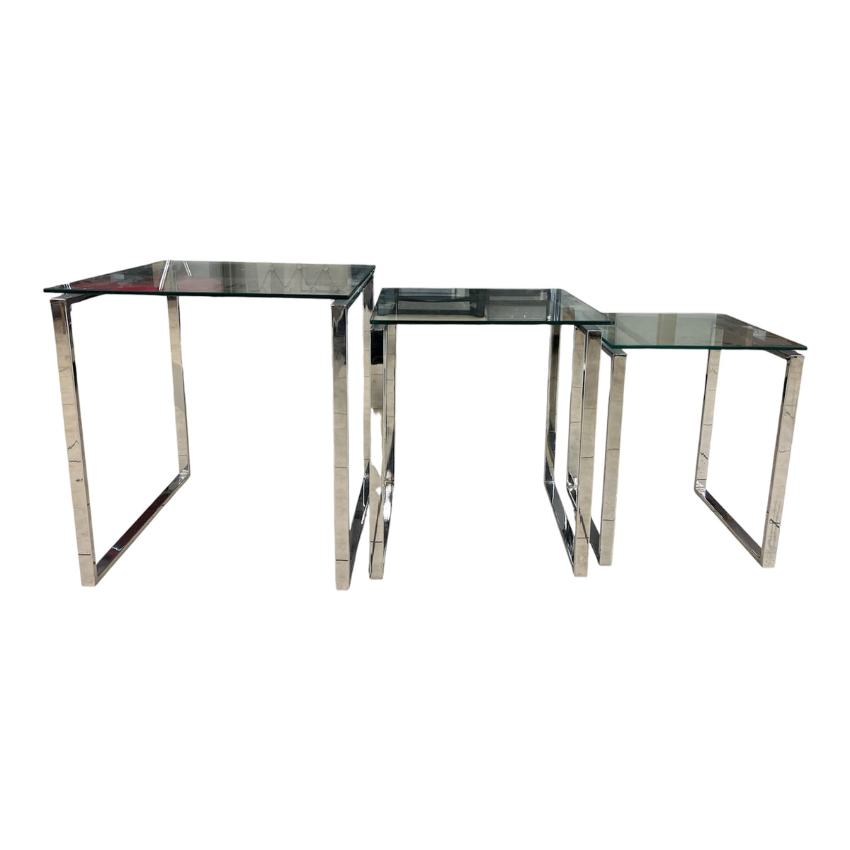 Metro Glass Nesting Tables
