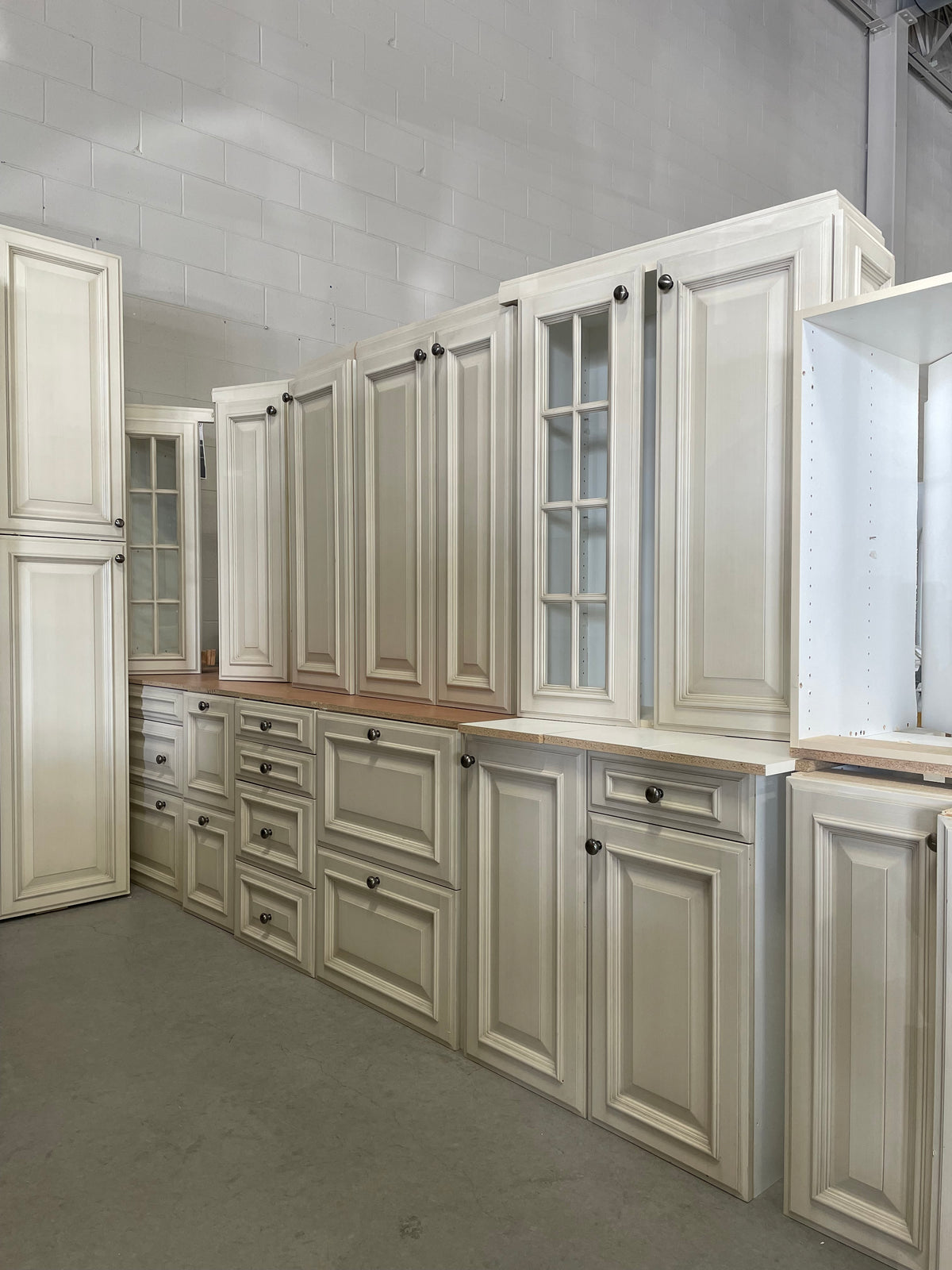 Cream Colour Kitchen Set
