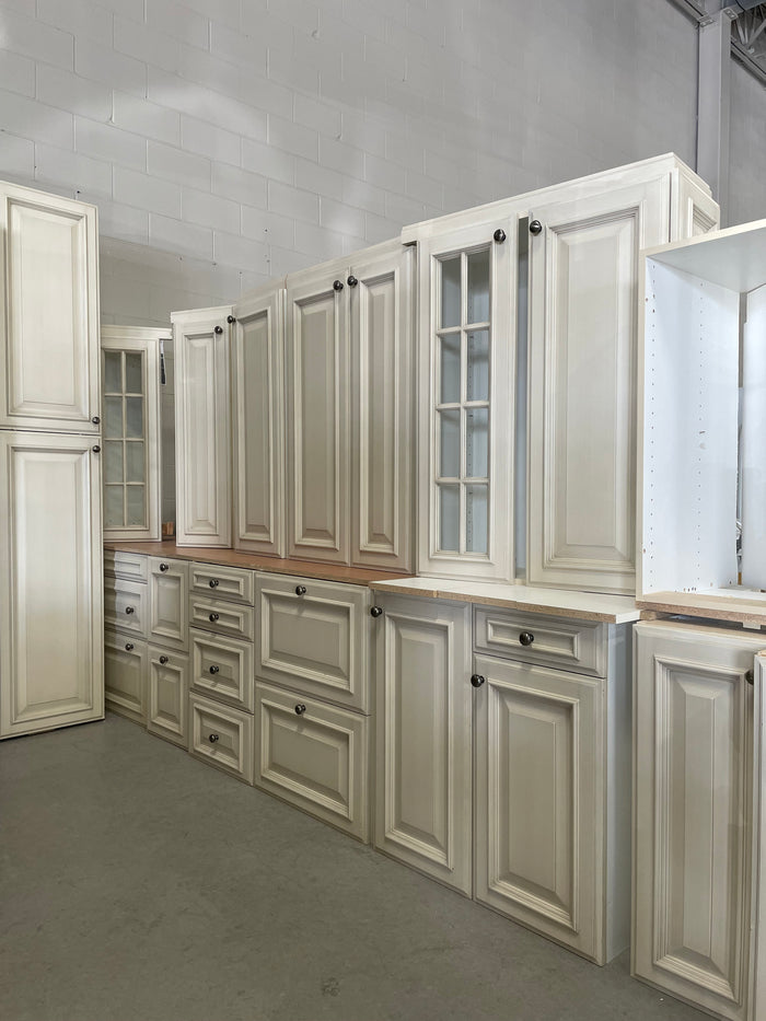 Cream Colour Kitchen Set
