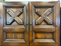Dario Dark Wood Hutch