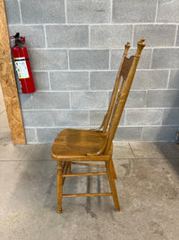 Solid Wood Press Backed Dining Chair