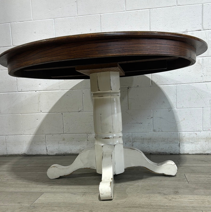 Rustic Farmhouse Pedestal Table