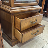 Ethan Allen Lighted Curio Cabinet