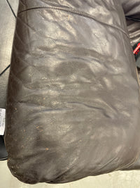 Dark Brown Leather 3-seat Sofa