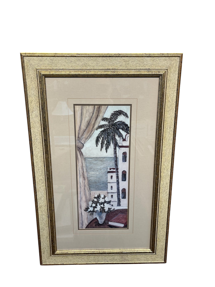 Framed Coastal Artwork