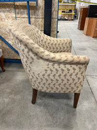 32"W Beige Tub Chair