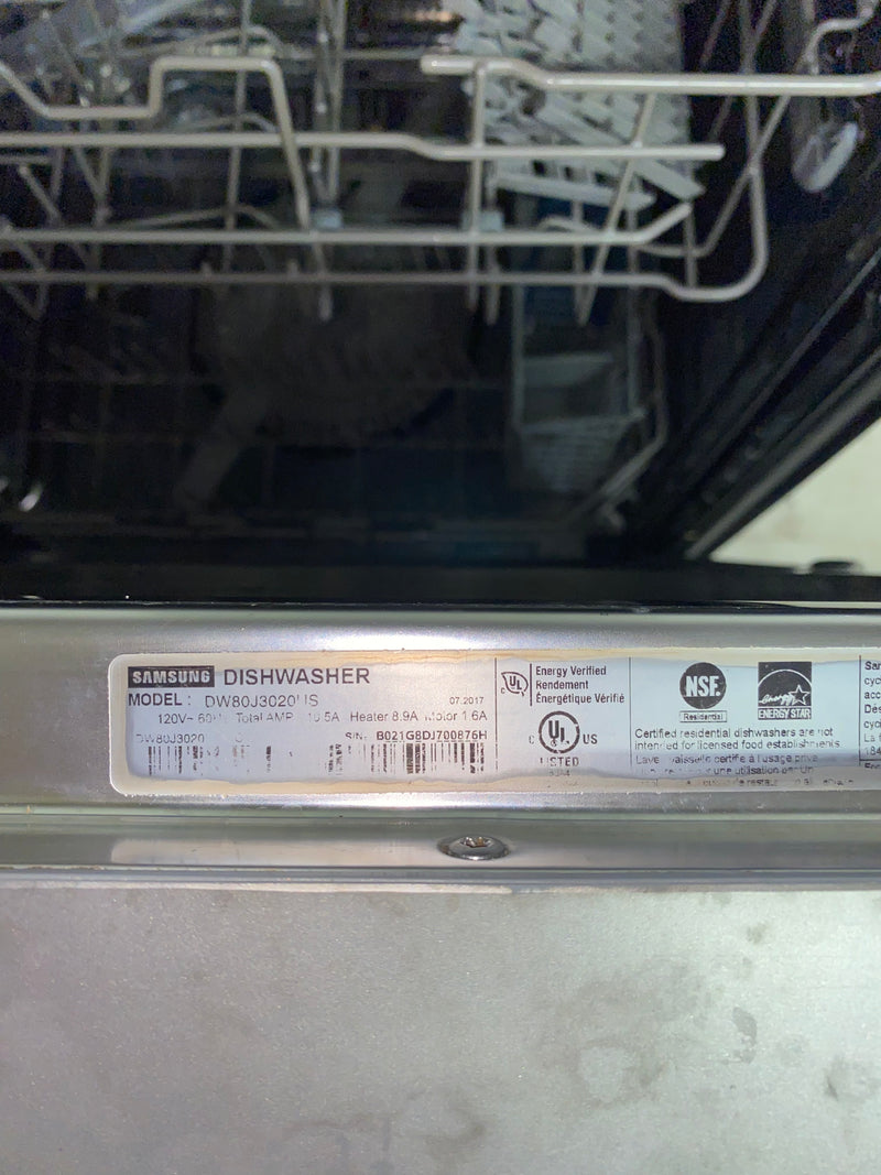 Samsung Front Button Control 50 dBA Dishwasher