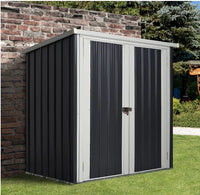 Outsunny 5 ft. x 3 ft. Garden Storage Shed Metal Tool House