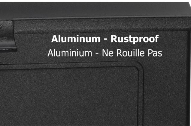 PRO-DF Classic Cast Aluminum Mailbox (Black)