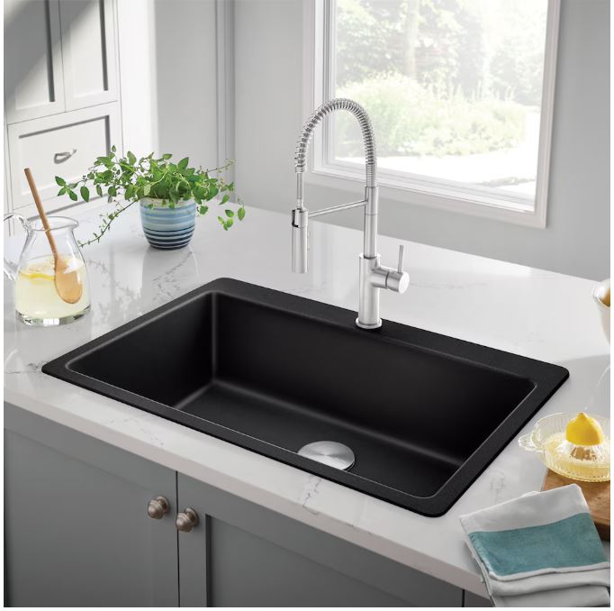 Blanco 33" Super Single Bowl Drop-In/Undermount Kitchen Sink (As is)