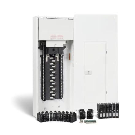 200 Amp, 30 Spaces/60 Circuits Max. Arc Fault Plug-On Neutral Panel Package With Breakers