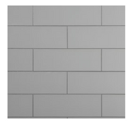 3-Panel Tub Surround Kit in Metro Soft Grey Glossy Finish