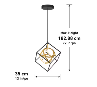 Luxury 1 Light LED Mini Pendant Light