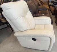 White Single Seat Recliner