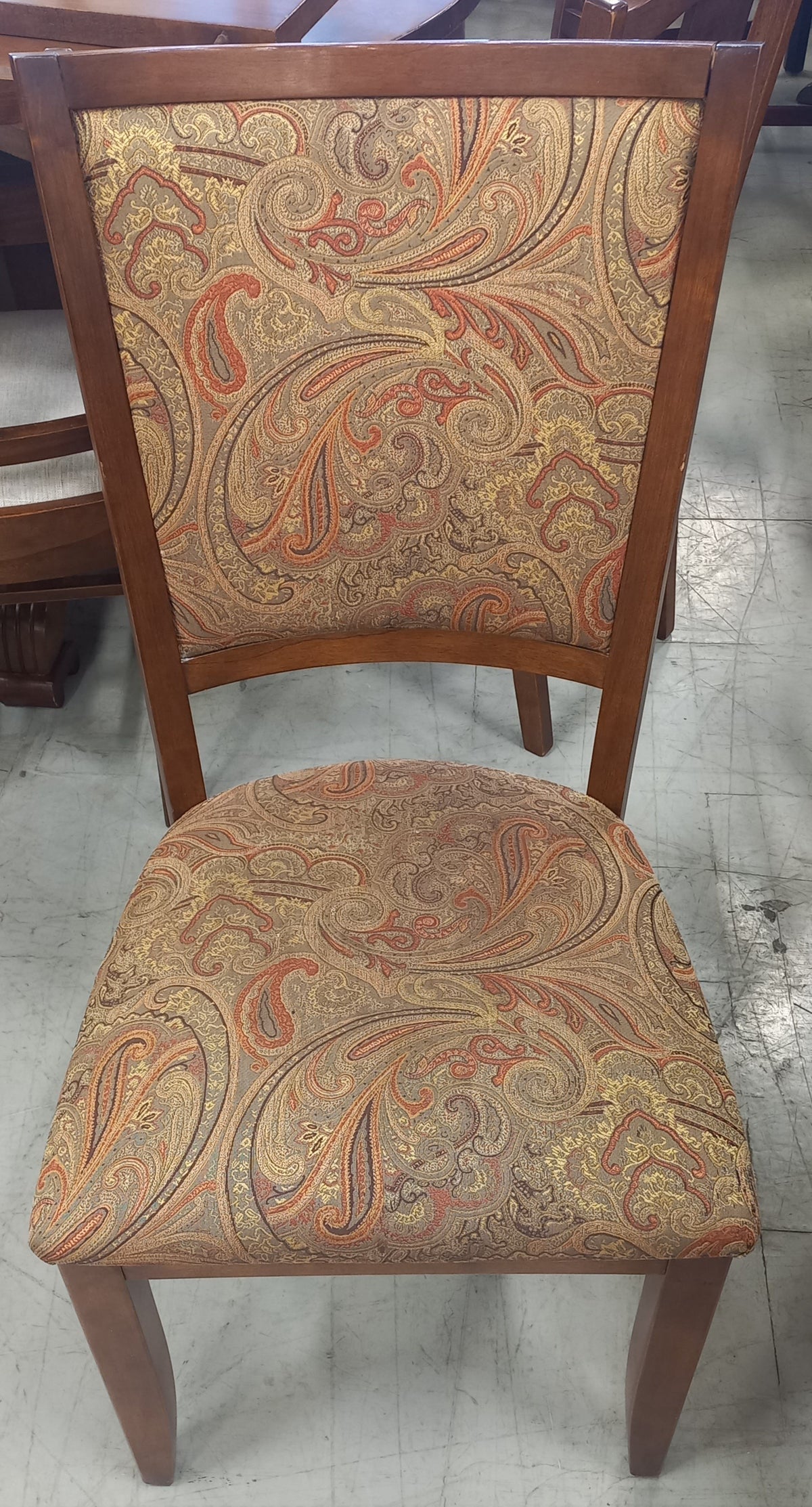 Brown Wooden Dining Table with 4 Chairs