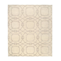 3x5-ft Silk & Wool Area Rug - Cloister Snowstorm