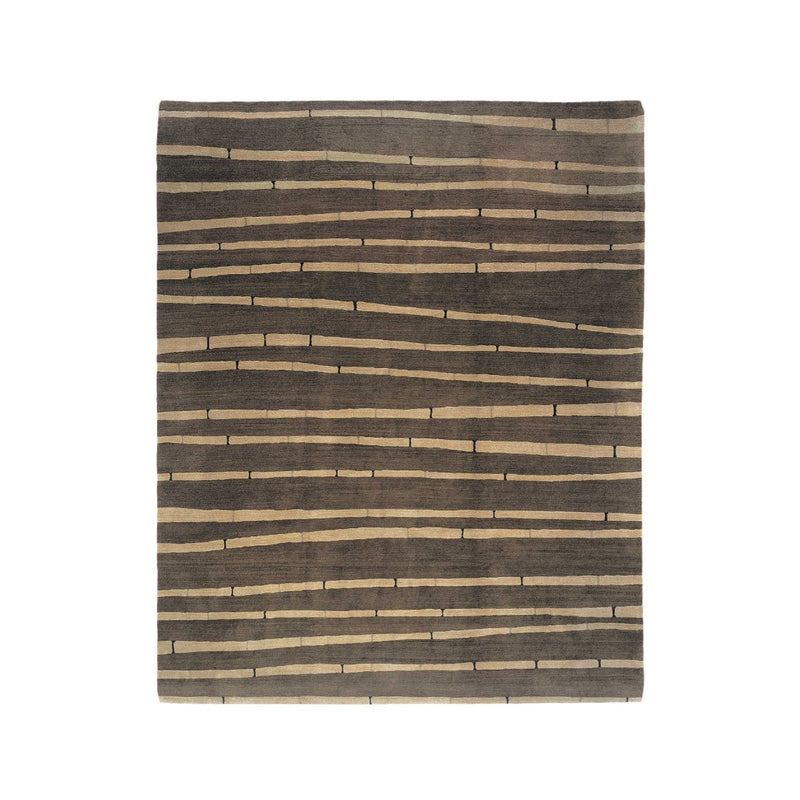 3x5-ft Wool Area Rug - Bamboo Rosemary