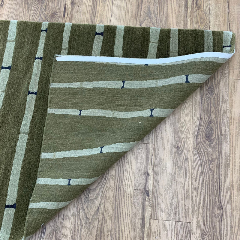 3x5-ft Wool Area Rug - Bamboo Rosemary