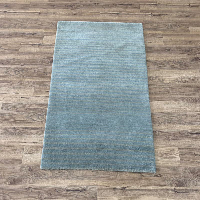 3x5-ft Wool Area Rug - Flip Side Water