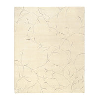 3x5-ft Wool Area Rug - Iceplum w/ Linen Pussywillow