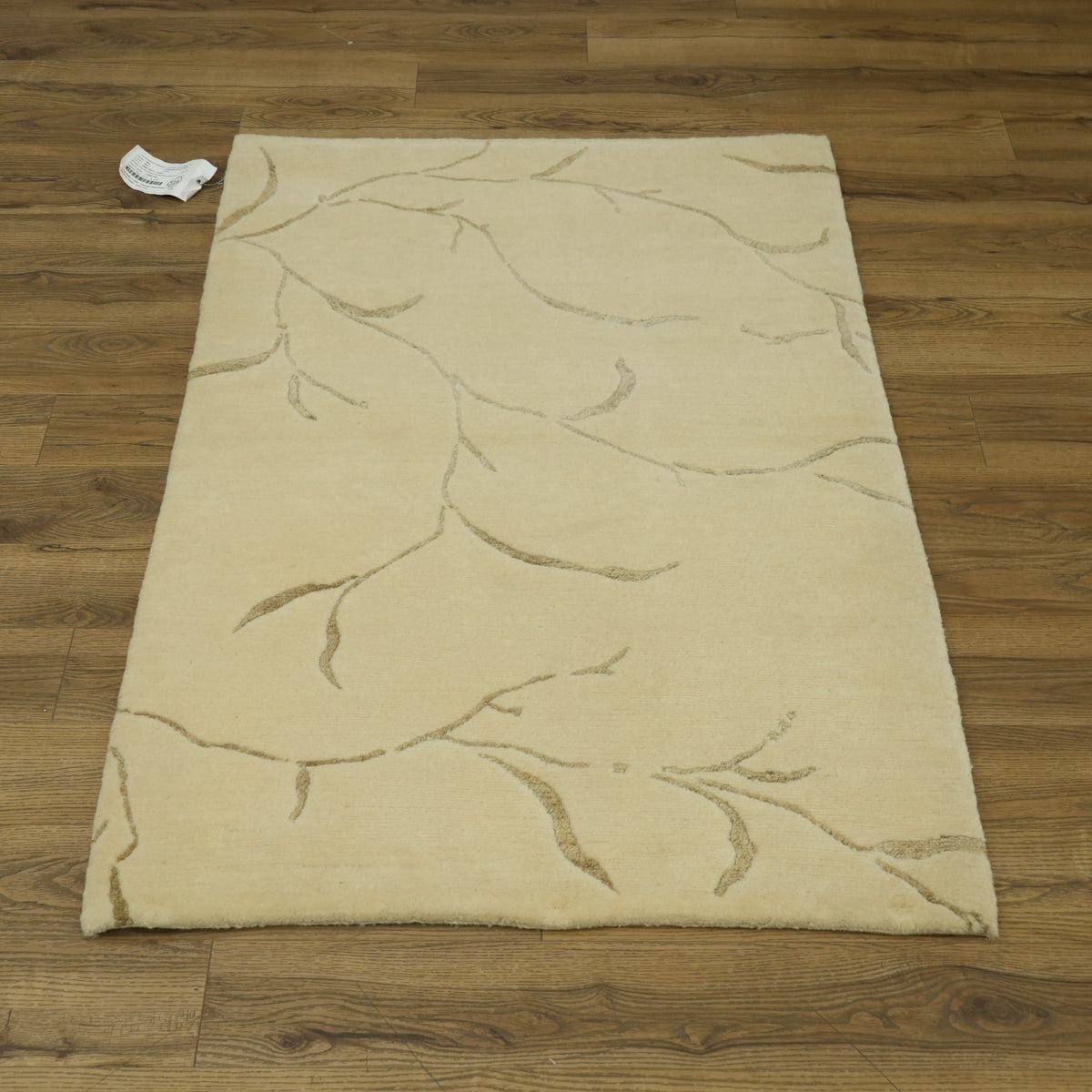 3x5-ft Wool Area Rug - Iceplum w/ Linen Pussywillow