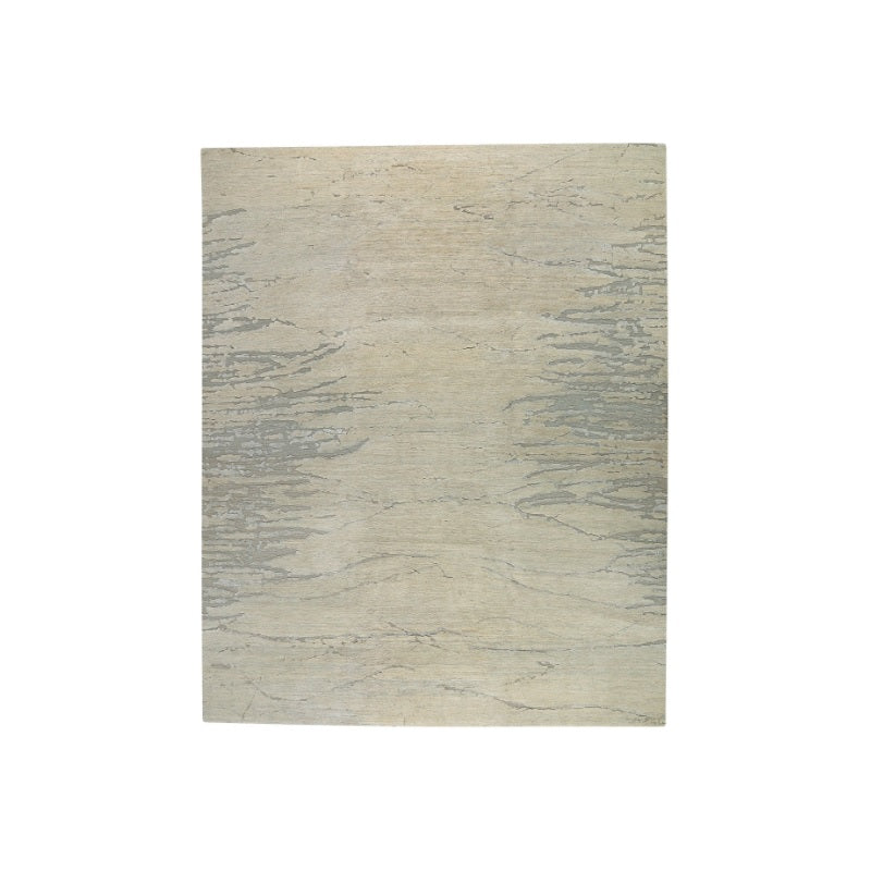 3x5-ft Wool & Silk Area Rug - Here & There Glacier