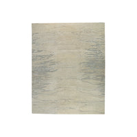 3x5-ft Wool & Silk Area Rug - Here & There Glacier