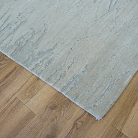 3x5-ft Wool & Silk Area Rug - Here & There Glacier