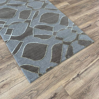3x5-ft Wool & Silk Area Rug - MOD Woodsmoke