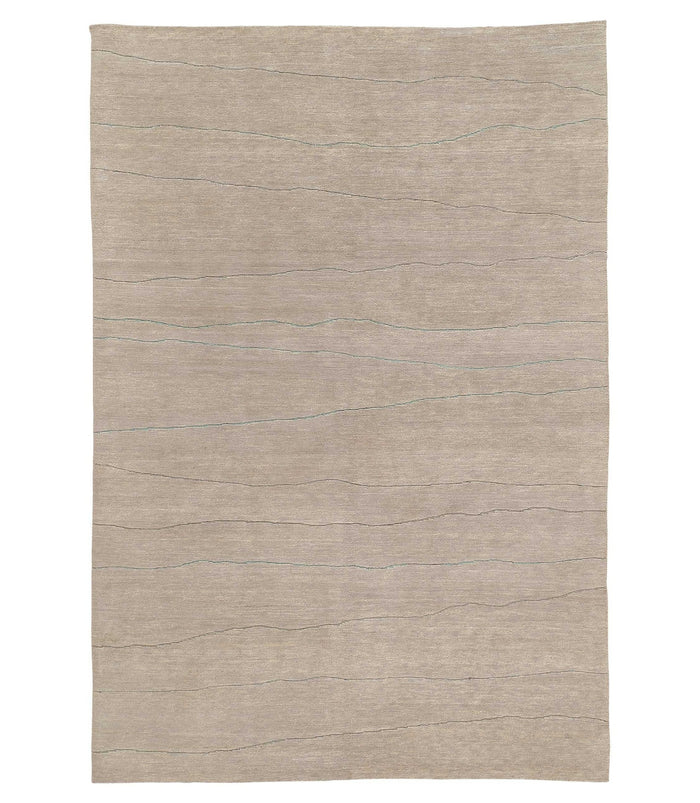 3x5-ft Wool Area Rug - Low Tide Raincloud