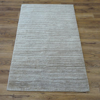 3x5-ft 100% Wool Area Rug - Shearling Linen