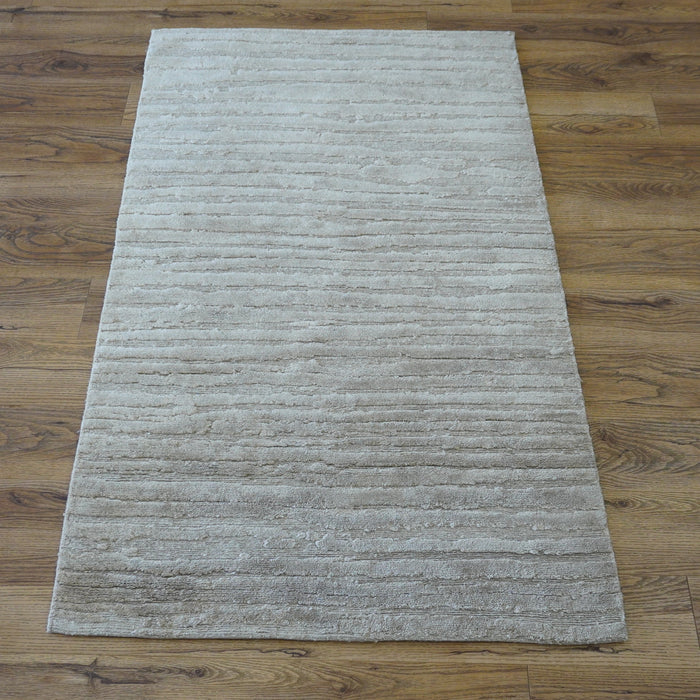 3x5-ft 100% Wool Area Rug - Shearling Linen
